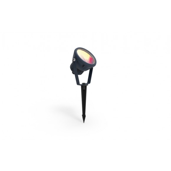 Lutec 6602903424 LED-Gartenlampe Mini Leto 1x7,5W | 400lm | 2700-6500K | RGB - schwarz