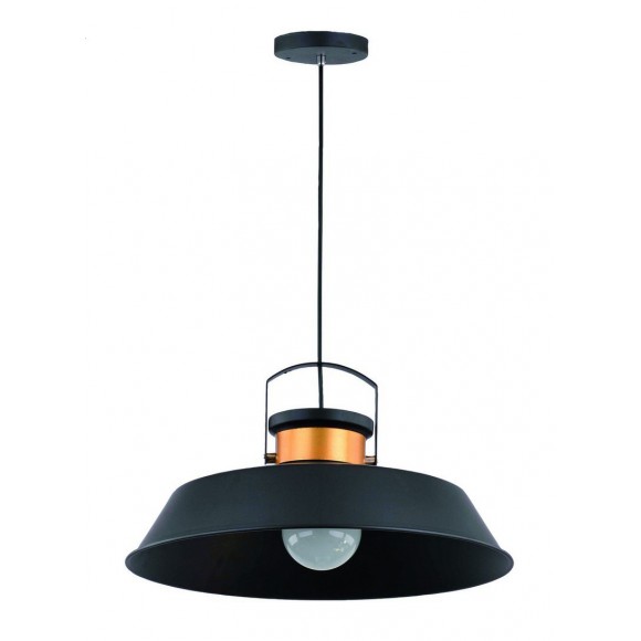 LEDKO 00233 Pendelleuchte 1x60W | E27 - schwarz