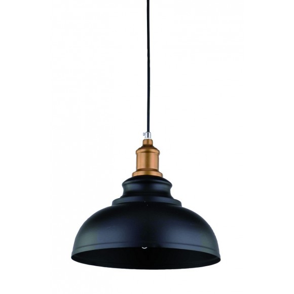 LEDKO Metalllampe 60W E27, schwarz