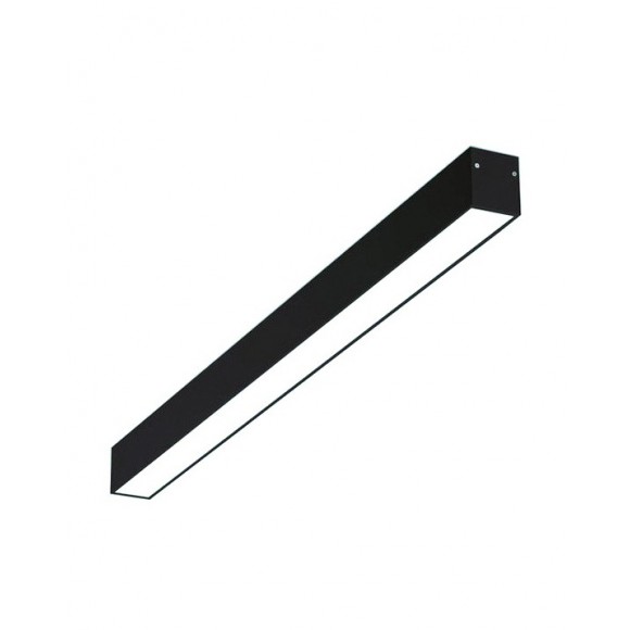 LEDKO LED Deckenleuchte 22W Hockey -> ersetzt 175W - alu profil RAL, PMA opal