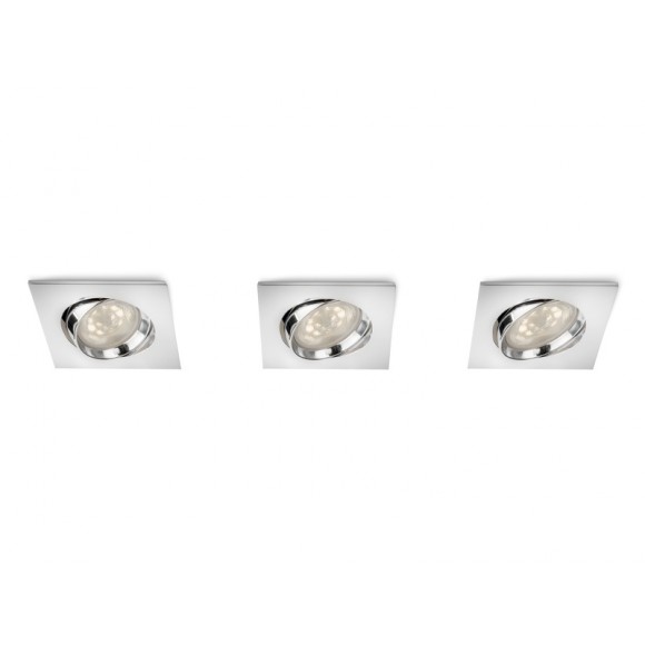 Philips 59080/11/16 LED Spotleuchte Galileo 3x4,5W | 2700K - Dreierpack