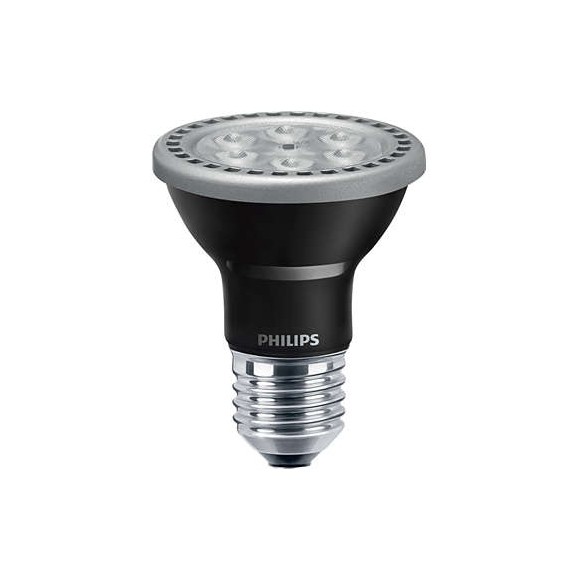 Philips LED Lampe 5,5W Energiesparlampe -> Äquivalent 50W E27 - MASTER LEDspotD 55-50W 3000K PAR20 25D