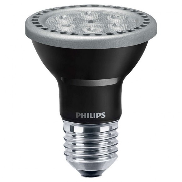 Philips LED Lampe 5,5W Energiesparlampe -> Äquivalent 50W E27 - MASTER LEDspotD 55-50W 2700K PAR20 40D