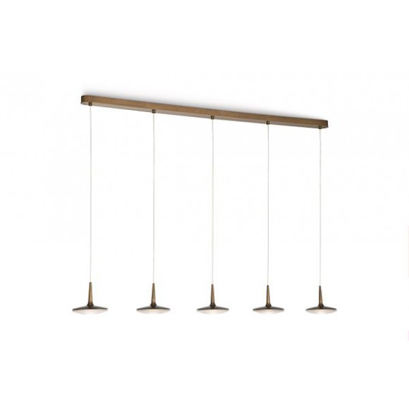 Philips LED Pendelleuchte - Kronleuchter 5x6W ATTILIO -> ersetzt 100W - bronze