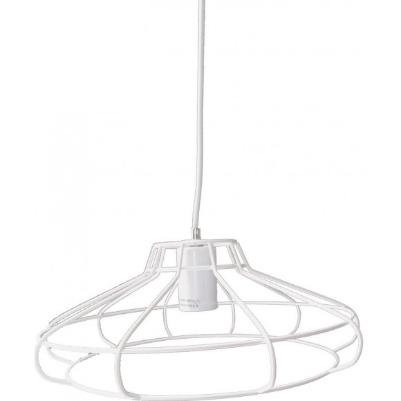 LEDKO 00472 Pendelleuchte 1x40W | E27 - weiß
