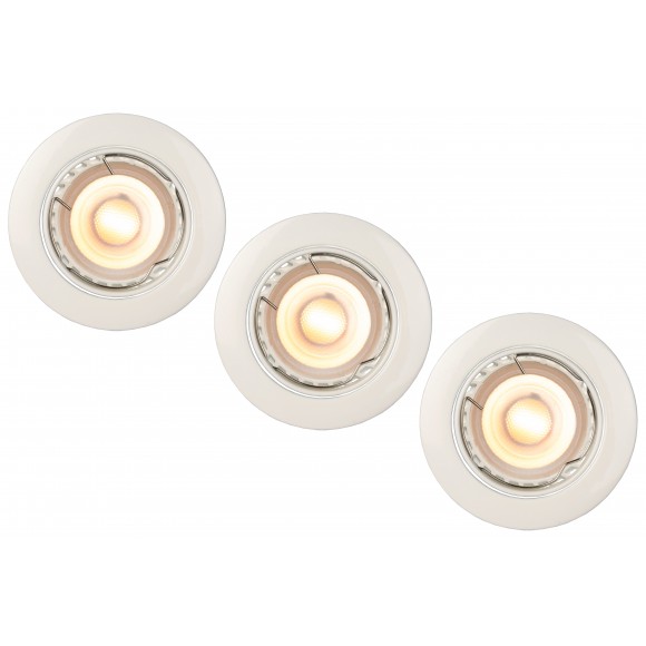 Lucide 11001/15/31 LED Deckenleuchte Focus 3x5W | GU10 | 3000K