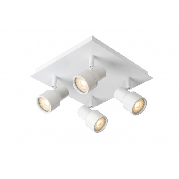 Lucide 17948/20/31 LED Decken- und Spotleuchte Sirene 4x5W | GU10 | 3000K | IP44