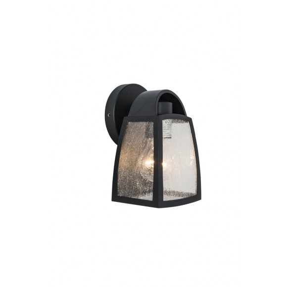 Lutec 5273701012 Außenwandleuchte Kelsey 1x40W | E27 | IP44 - Lampenschirm mit Wassertropfen-Effekt