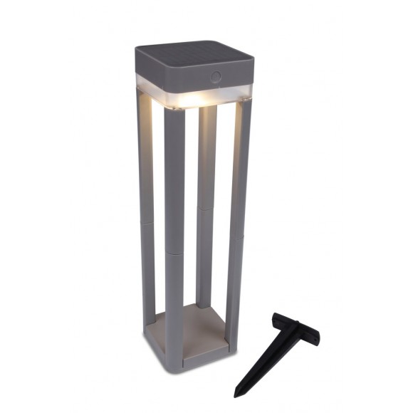 Lutec 6908002337 LED Außen Solarleuchte Table Cube 1x1W | 3000K | IP44 - tragbar