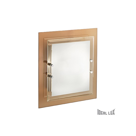 Ideal Lux Wandleuchte 2x60W E27 ALASKA - Bernstein