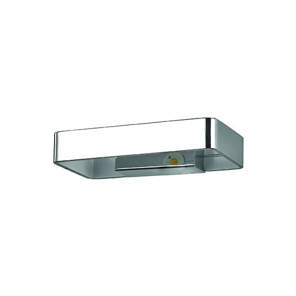 Ideal Lux 115207 Zed Wandleuchte 1x5W Square Cromo - chrom