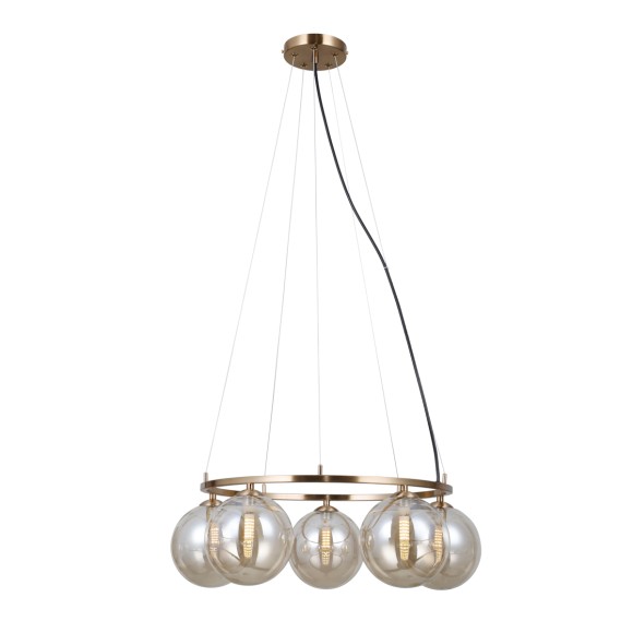 Italux PND-1098-5R-HB Pendelleuchte Molite G9