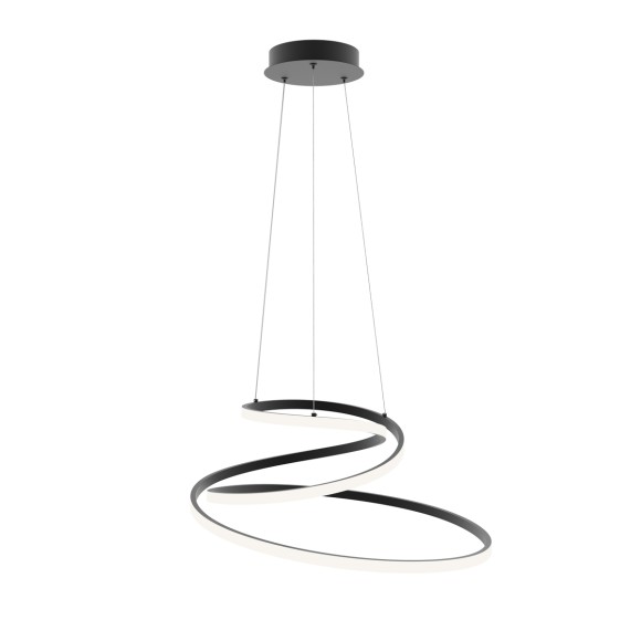 Italux PND-2168-M-BK LED Pendelleuchte Lorila | 60W LED | 3300lm | 3000-6000K