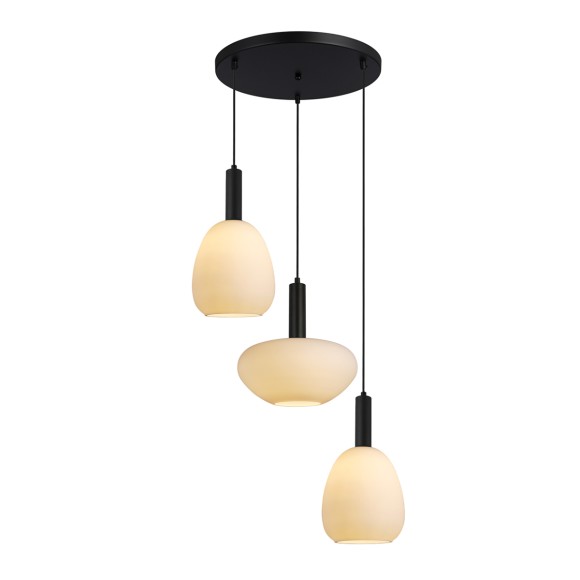 Italux PND-23541-3-BK-OP Pendelleuchte Gater E27