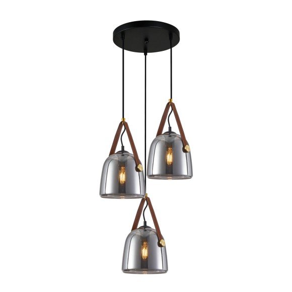 Italux PND-24342-3A-BK-SG LED Pendelleuchte Solta | 3x40W E27