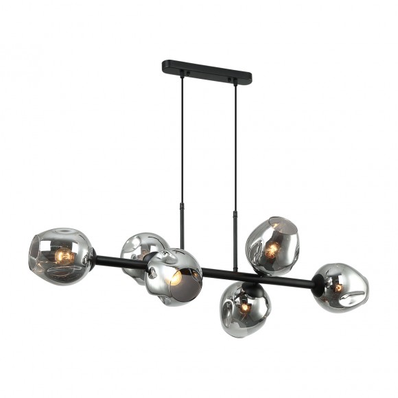 Italux PND-30843-6 BK+SG Borgo E27