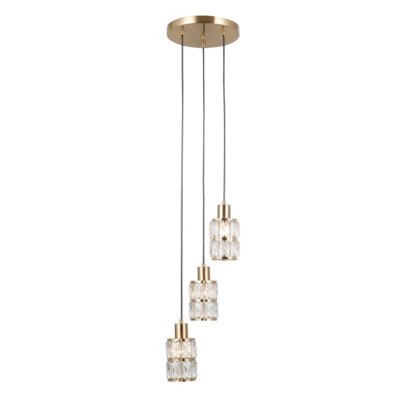 Italux PND-40668-3-HBR Pendelleuchte Alma E27