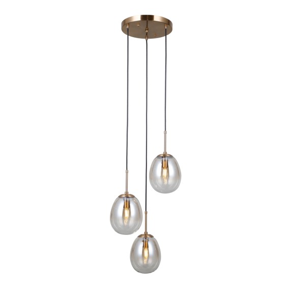 Italux PND-40825-3-GD Pendelleuchte Meolo E14