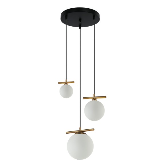 Italux PND-463323A-BRO+W Pendelleuchte Merseta | 2xG9+1xE14W E14