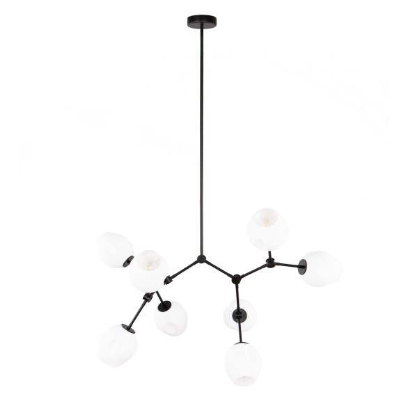 Italux PND-75075-8-BK-WG Pendelleuchte Ferral E27