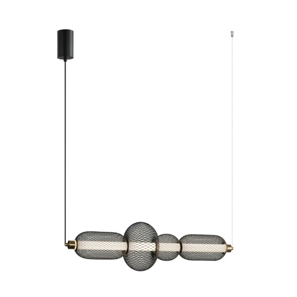 Italux PND-84283-4-BK LED Pendelleuchte Marco | 16W LED | 900lm | 3000K