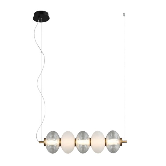 Italux PND-84938-4-BK LED Pendelleuchte Testa | 19W LED | 1200lm | 3000K