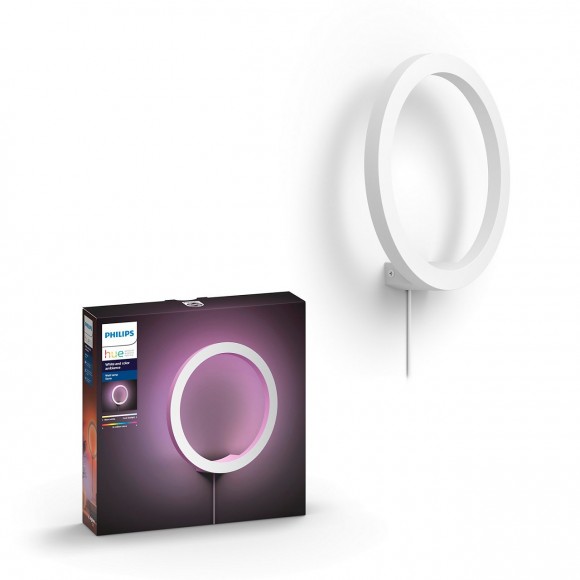 Philips Hue 40901/31/P7 LED Wandleuchte Sana 1x20W | 2000-6500K | RGB - White and Color Ambiance