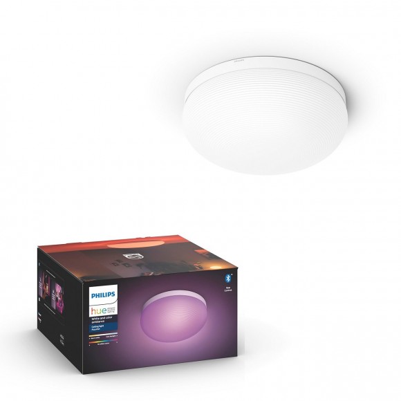 Philips Hue 40905/31/P9 Deckenleuchte Flourish 1x32W | 2200-6500K | RGB - Bluetooth, White and Color Ambiance