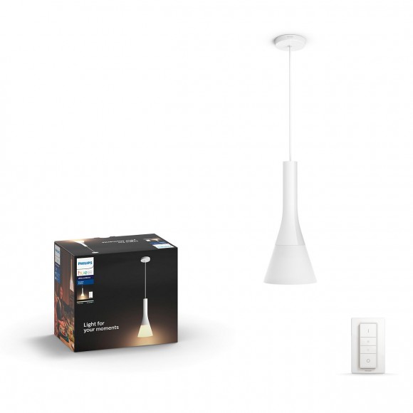 Philips Hue 43001/31/P7 Pendelleuchte Explore 1x9W | 2200-6500K - White Ambiance