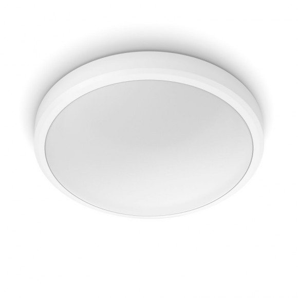 Philips Doris CL257 LED Badezimmerleuchte Deckenleuchte 1x6W | 640LM | 4000K | IP44 - Schutz EyeComfort, Nickel