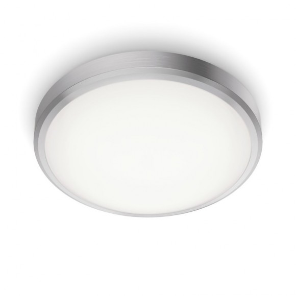 Philips Doris CL257 LED Badezimmerleuchte Deckenleuchte 1x17W | 1700L | 4000K | IP44 - Schutz EyeComfort, Nickel