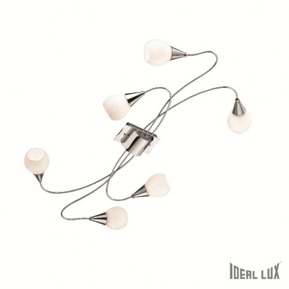 Ideal Lux 073460 Spotleuchte - Deckenleuchte 6x40W Melfi | E14