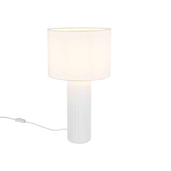 Trio TR51811031 Tischlampe BLAIR  | 10W E27 | mit Schalter | weiß