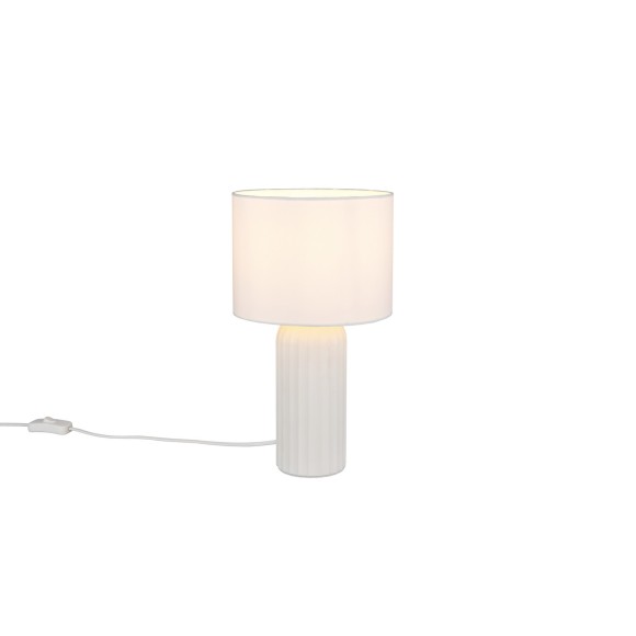 Trio TR51811931 Tischlampe BLAIR  | 10W E27 | mit Schalter | weiß