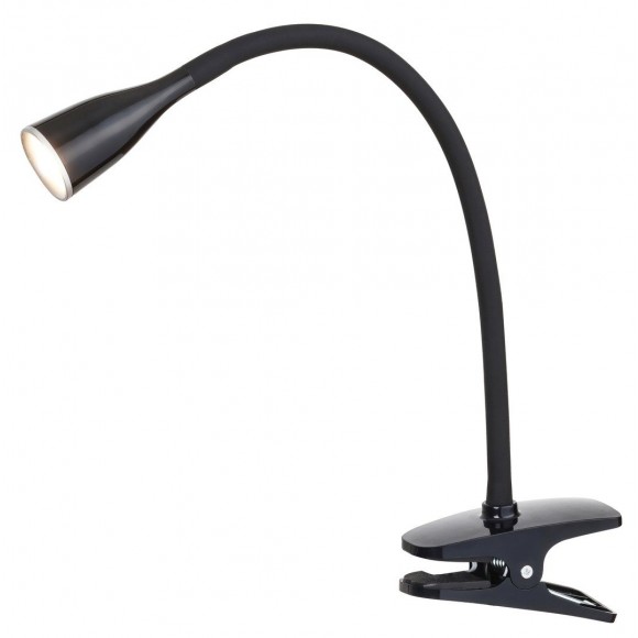 Rabalux 4197 Jeff Tischleuchte Klemmleuchte mit Flexarm LED 4,5W schwarz 3000K