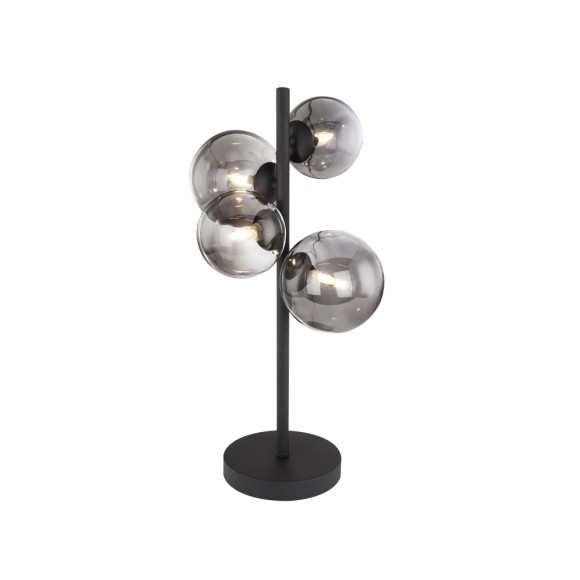 Globo 56133-4T LED-Tischleuchte 4x3W | 320lm | G9 | 3000K - schwarz, rauchfarben