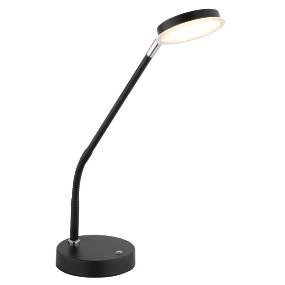 Globo 58504TS LED Tischlampe SILVIO | 6.5W integrierte LED-Quelle | 350lm | 2700/3350/4000K | mit Schalter