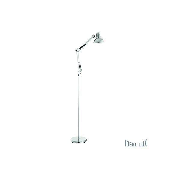 Ideal Lux Stehlampe Wally Cromo PT1 1x40W E27 - Bürolampe