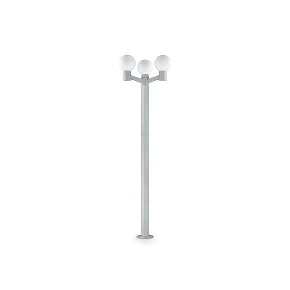 Ideal Lux 147000 Außenleuchte Symphony 3x60W | E27 | IP44 - grau