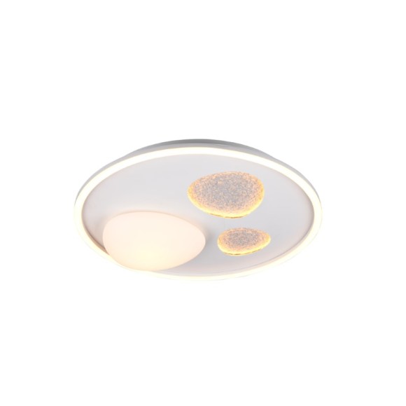 Trio T643110131 LED Deckenleuchte PEBBLE  | 36W integrierte LED-Quelle | 4500lm | 2700-6500K
