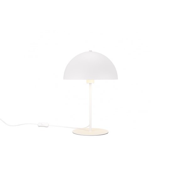 Trio 506290131 stolní lampa Nola 1x40W | E27 | IP20 - kabelový spínač, matná bílá