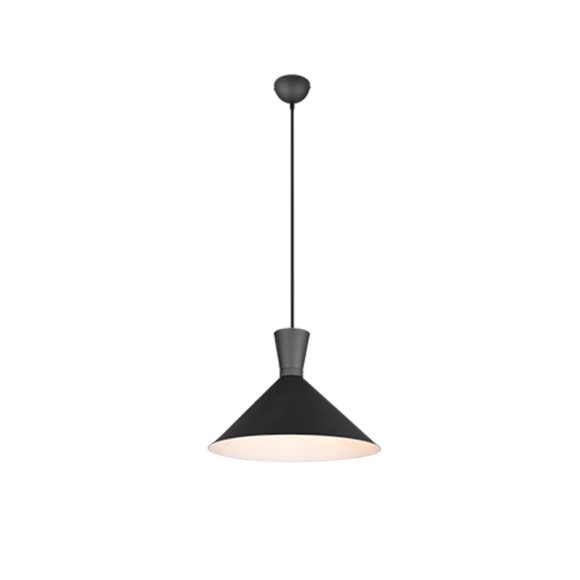 Trio R30781932 Pendelleuchte Enzo 1x28W | E27 - höhenverstellbar, schwarz