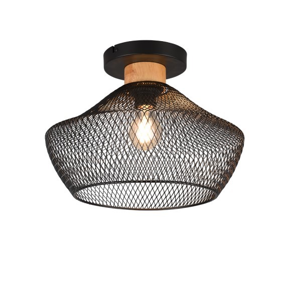 Trio R61281032 Deckenleuchte Valeria 1x40W | E27 - schwarz