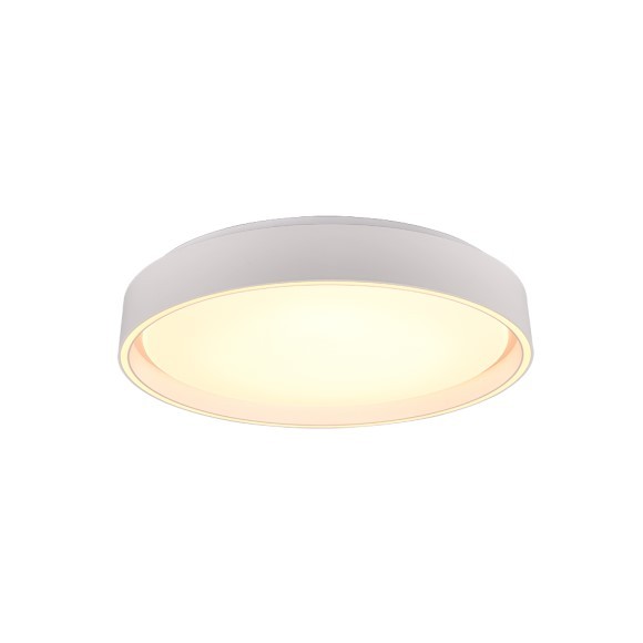 Trio R64391031 LED-Deckenleuchte Felis 1x24W | 2500lm | 2700-6500K | IP20 - integrierter Dimmer, stufenlos einstellbare Lichtfarbe, Memory-Funktion, Fernbedienung, mattweiß