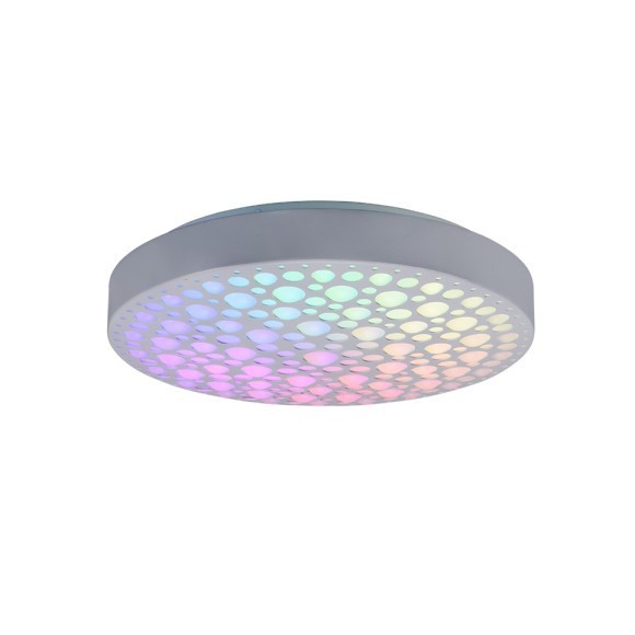 Trio R67161131 Chizu LED-Deckenleuchte 1x22W | 2500lm | 2700-6000K | RGB - dimmbar, Nachtmodus, Fernbedienung, weiß