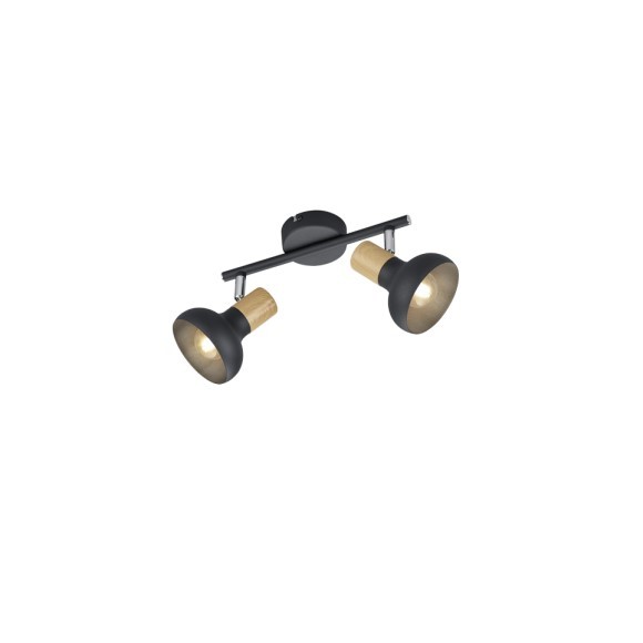 Trio R81522032 Latika 2x10W | E14 | IP20 - mattschwarz