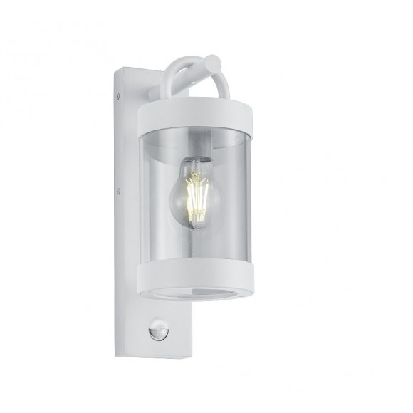 Trio 204169131 Außenwand Leuchte mit Sambesi Motion Sensor 1x28W | E27 | IP44 - weiß