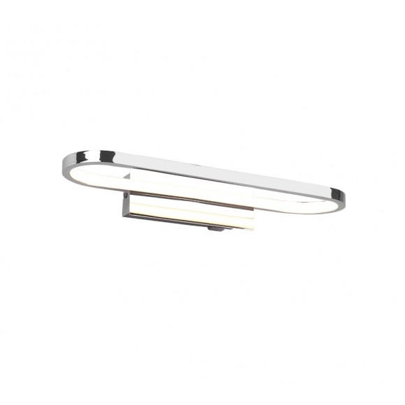 Trio 283770106 LED Wandleuchte Gianni 1x17w | 1700lm | 3000k | IP44 - Netzschalter auf Körper, Chrom