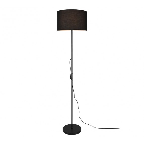 Trio R40131002 Stehleuchte Leuchte Tarkin 1x42w | E27 - Kabelschalter, schwarz