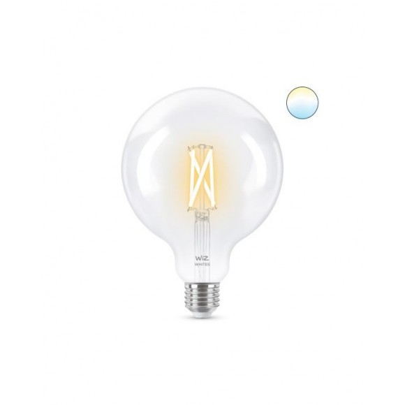 WiZ Tunable White 8718699786717 Smart LED Filament E27 | 1x6,7w | 806lm | 2700-6500K - Kugelform